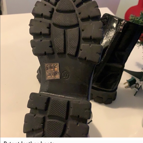 Patent Military boots - Picture 5 of 5